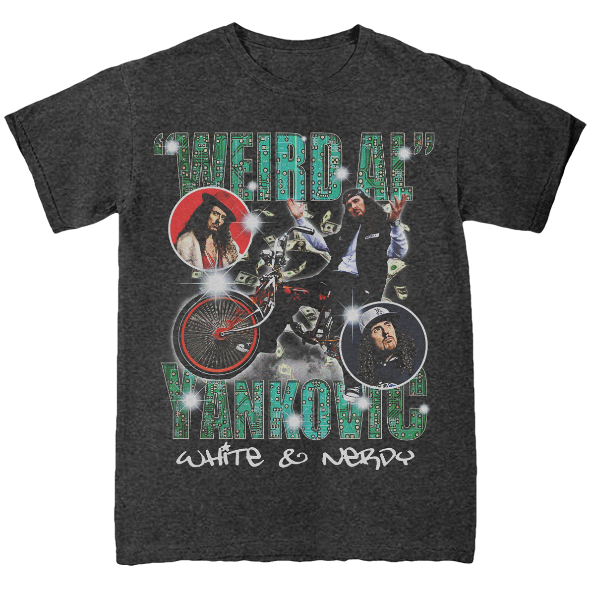 White and Nerdy Photo Tee