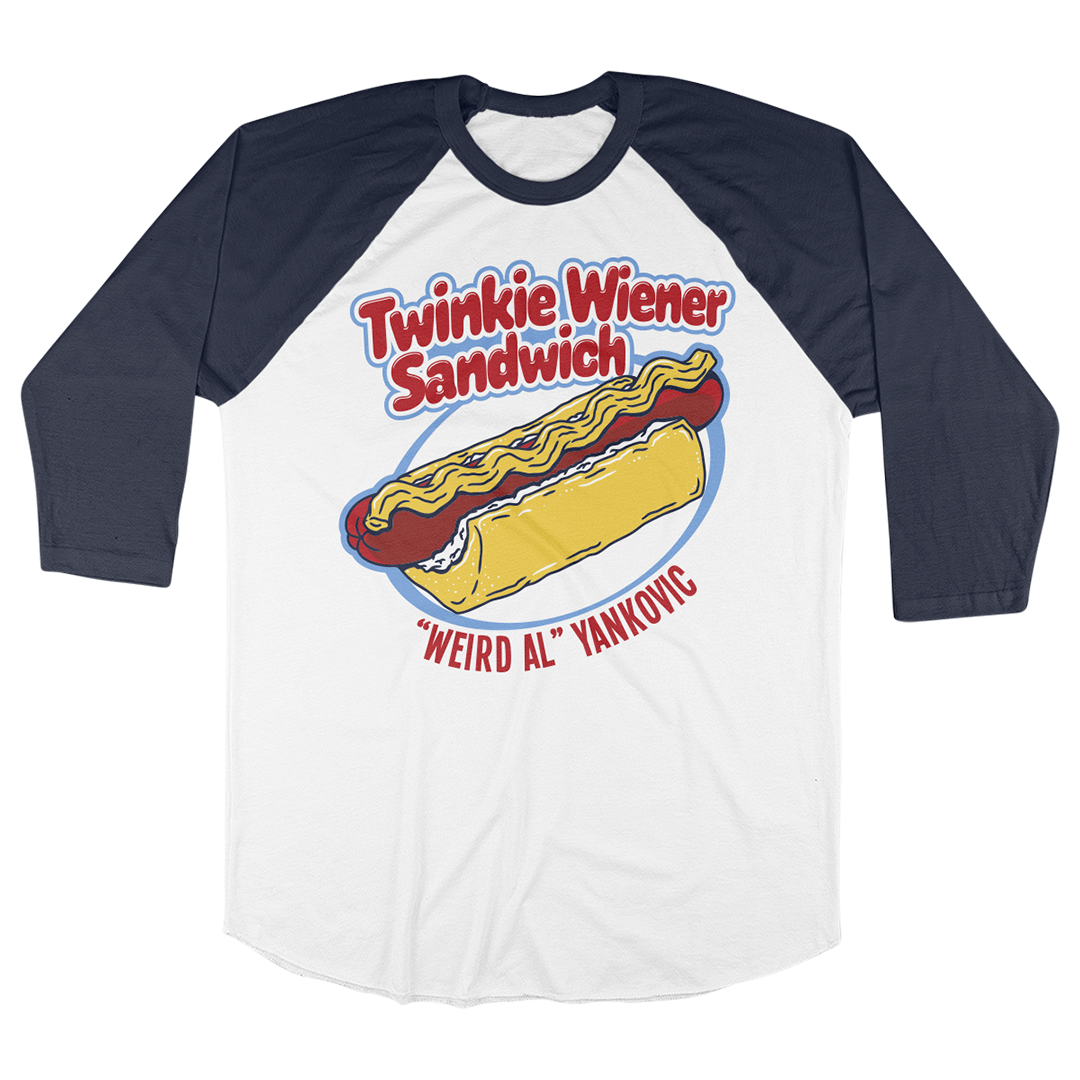 Twinkie Wiener Sandwich Raglan Long Sleeve