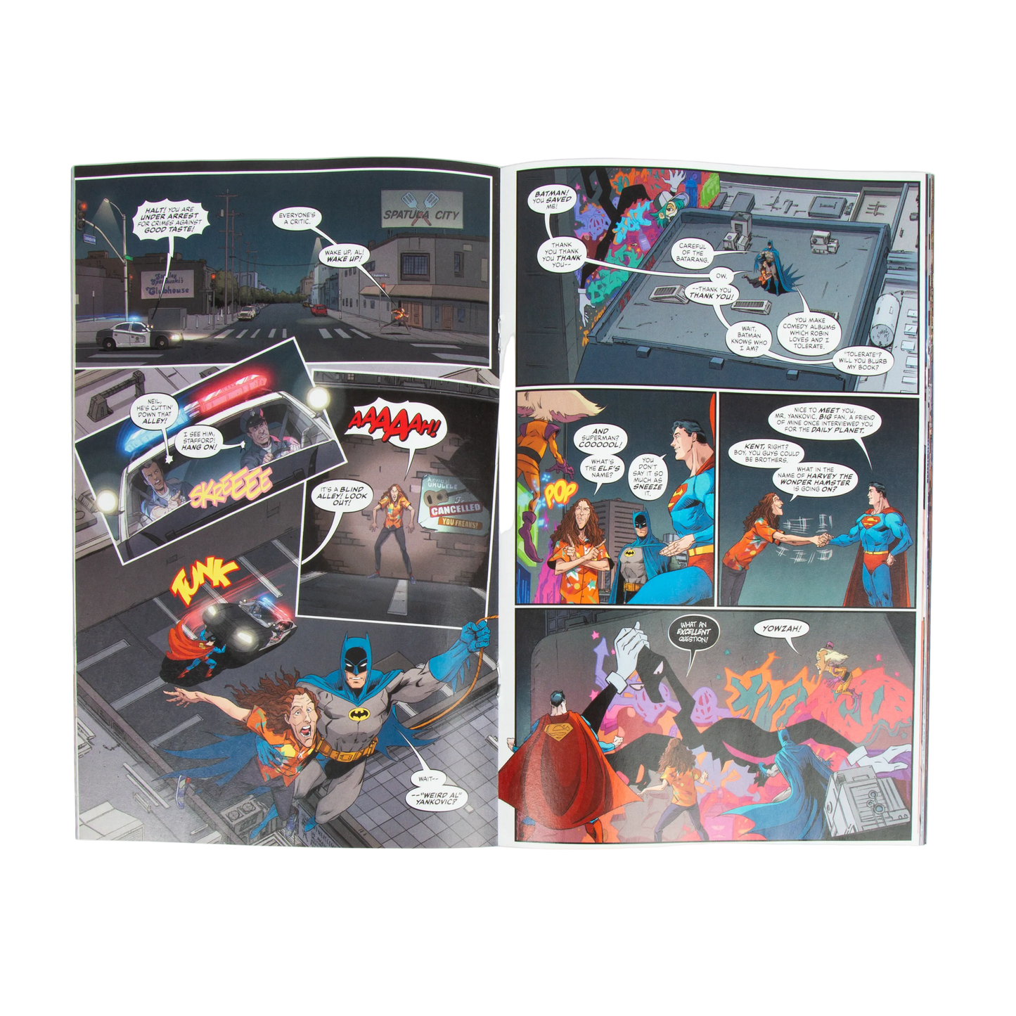 Batman/Superman/Weird Al: World’s Weirdest #1 - Main Cover
