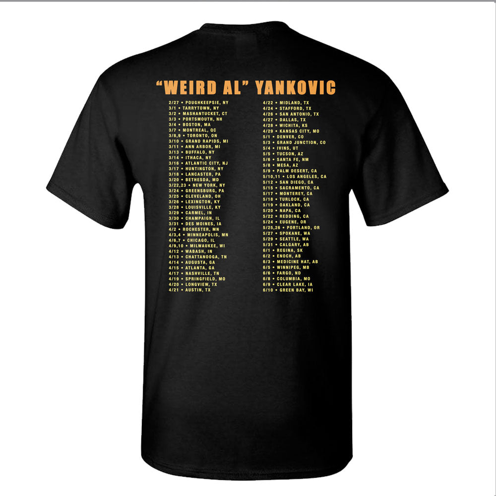 2018 Vanity Tour Official T-Shirt / Tour Date - Men's